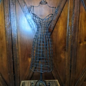 Vintage Table Top Metal Dress Form